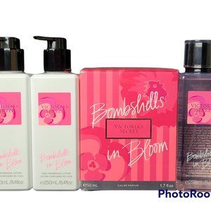 Victoria's Secret B💣MBSHELL IN BLOOM 🌺 Eau De Perfum, Mist & Lotion Set